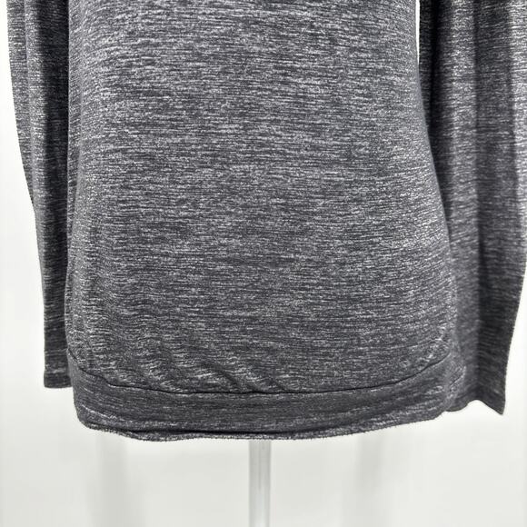 104. Beyond Yoga Womens L Gray Open Back Long Sleeve Workout Top Activewear Y2K - Picture 5 of 11